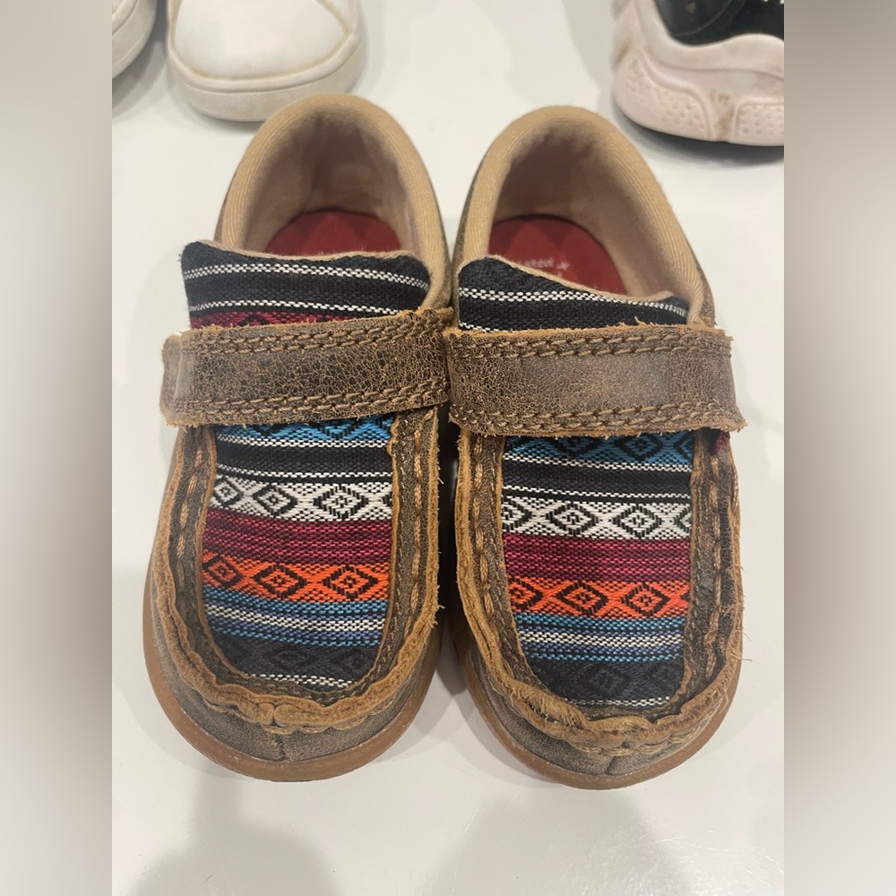Twisted X Velcro Tribal Aztec Print Shoes